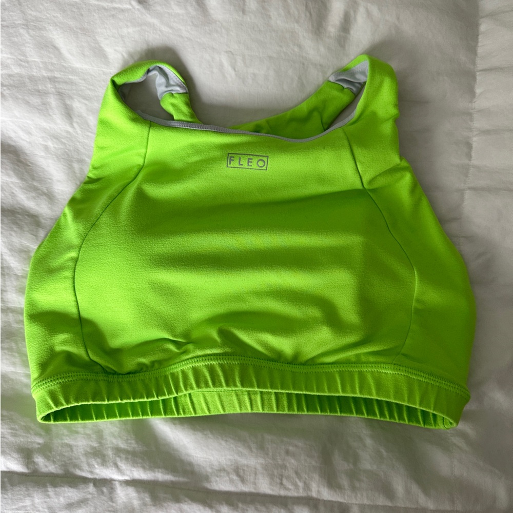 Fleo Bright Lime Sports Bra